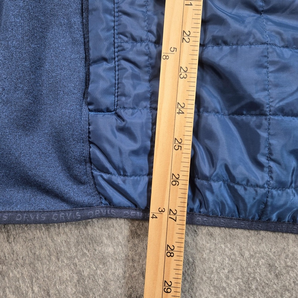 Orvis Jacket Mens 2XL Blue‎ Quilted Fleece Full Zip Insulated Casual Outdoor - Picture 4 of 10